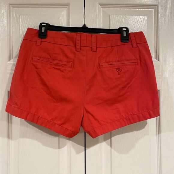 J Crew Deep Red Chino Shorts Size 0 NWOT - Picture 3 of 8